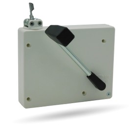 markiso® Transmission Winder with Crank [Made in Germany] Roller Shutter Cord Winder for Cords up to 4 mm Diameter and 5 m Length, Durable, Easy to Assemble, Includes Crank and Mounting Material