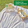 ESLA Picnic Blanket Waterproof Foldable in Large 80x60in and Extra