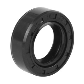 X AUTOHAUX TC Shaft Seal Seal Rubber Double Lip 18 mm x 30 mm x 10 mm for Motorcycle Crankshafts and Hydraulic Pumps