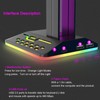 RGB Headphone Stand 2 USB Ports Multifunction Gaming Headset Holder