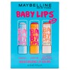 Maybelline New York Baby Lips Moisturizing Lip Balm 3-pack, Lip
