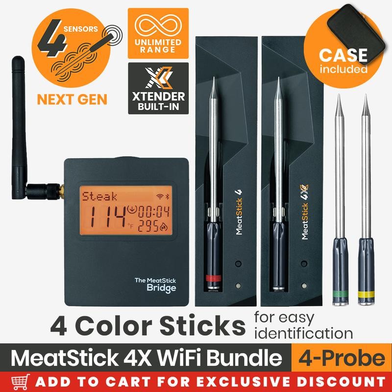 MeatStick 4 - Pick Your Range: MeatStick 4X Set /