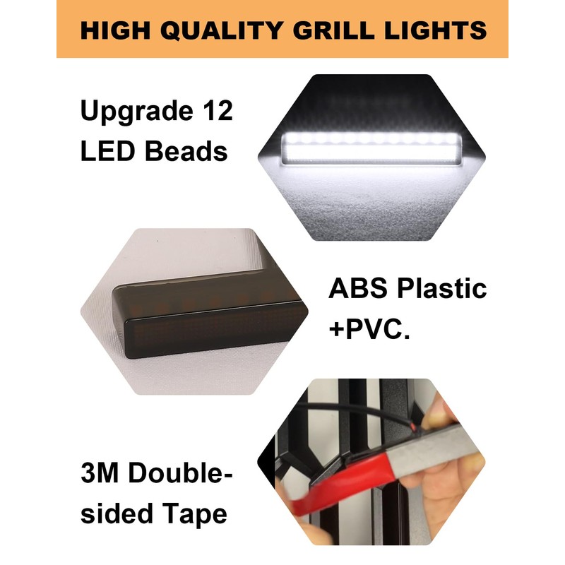 TBHOO Front Grille LED Lights for F150 2018-2025 Accessories Exterior