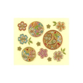 G&S No217 Makie Stickers, Tsusushi Kinmaki-e, Yuzen Temari