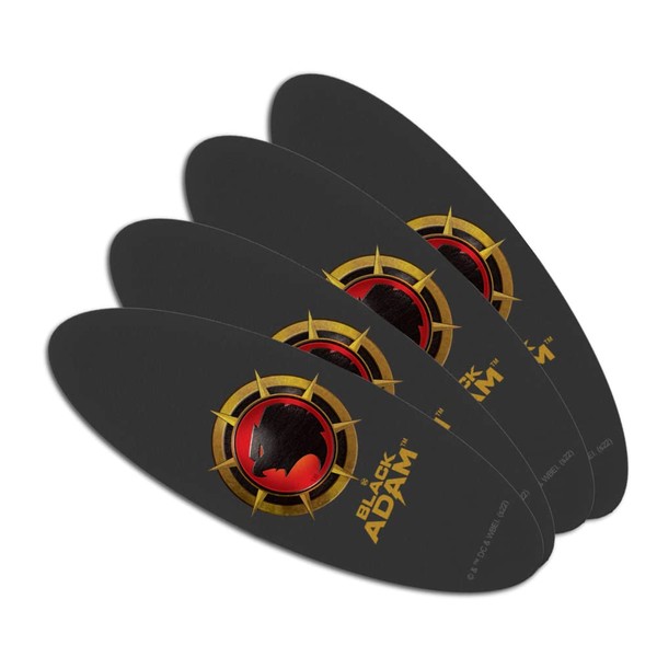 Black Adam Hawkman Icon Double-Sided Oval Nail File Emery Board