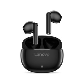 Lenovo E310 True Wireless Stereo Earbuds Bluetooth 5.3 ENC Noise-Cancelling Earbuds with 13mm Speaker Type-C Charging 20h Battery Life for Music Calls Comfortable Fit Wireless Earbuds - Black