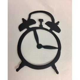 Sizzix Tim Holtz Die Cuts * Vintage Alarm Clock * Set of 20 * Black Cardstock - Black Cardstock