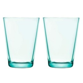 Iitala Kartio Tumblers (13.5 Oz), Set Of 2, Water Green