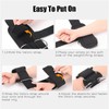 2Pcs D Ring Weight Lifting Straps,Heavy Duty Gym Wrist Straps