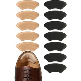 Almohadillas de Talón, Taloneras – (12 Piezas) Pack 6 Pares Protectores Adhesivos Suaves y Reutilizables Protector de Talón de Gel, Plantillas Adhesivas para Evitar Roces y Ampollas, Cómodas y Antideslizantes para Tenis, Tacones y Deporte