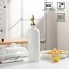 Sweejar Olive Oil Dispenser Bottle for Kitchen, 18 Oz Ceramic