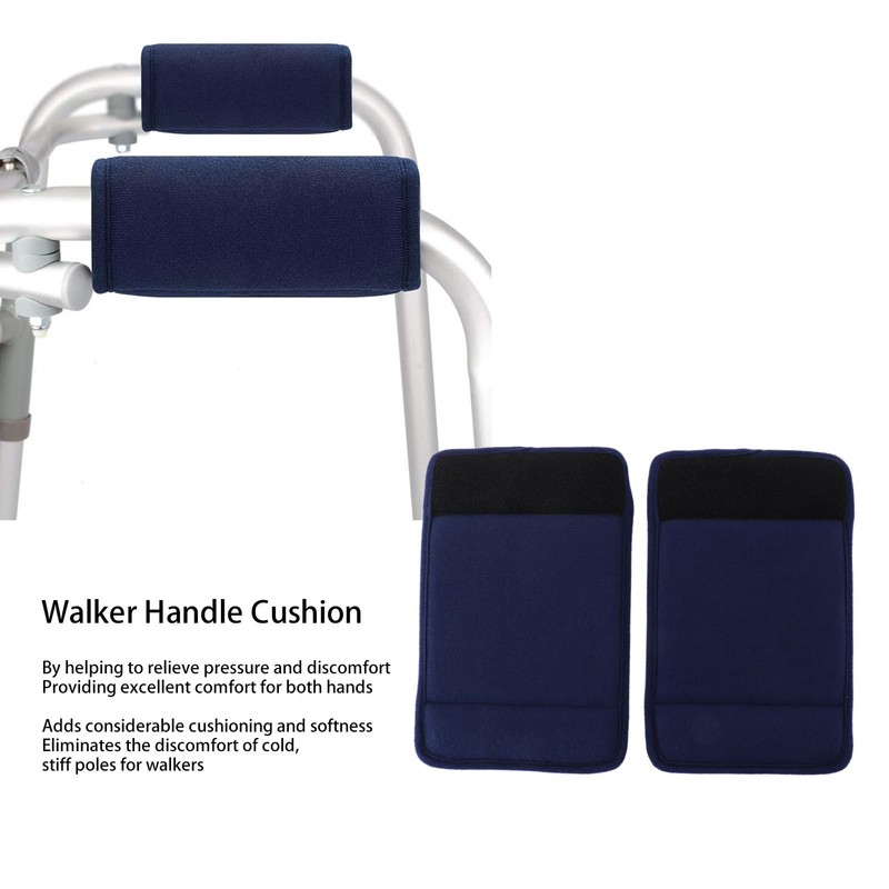 2pcs Walker Handle Pads Anti Slip Comfort Cushion Wheelchair Armrest