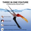 TRUSCEND Lockable Handy Fishing Pliers with Innovative Ergonomic Handle, Saltwater