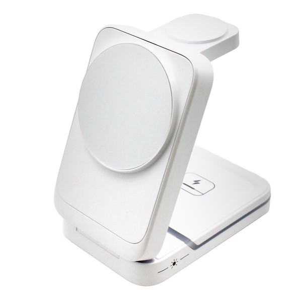 Coolmobile 3-in-1 Foldable Wireless Charging Stand, Magsafe, Fast Charging, Magnetic