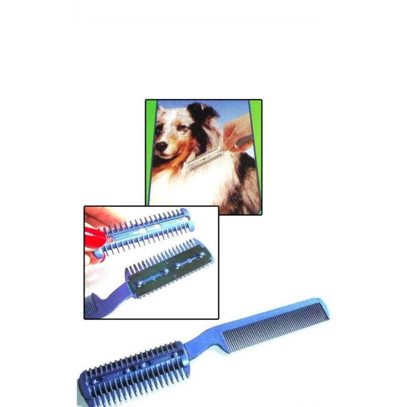 Dependable 2 Pack Manual Pet Hair Trimmer with Extra Blades
