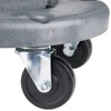 Trash Can Dolly Heavy-Duty | 5 Casters | 460 Lb