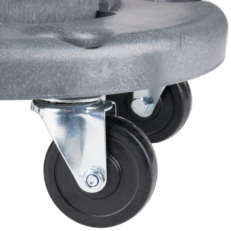 Trash Can Dolly Heavy-Duty | 5 Casters | 460 Lb