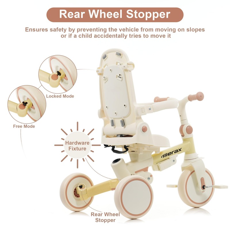 7 in 1 Baby Tricycle Stroller for Toddlers Ages 1Y-6Y