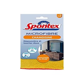 Spontex - Microfibre Cleaning Cloths - 2 Microfibers That Remove Twice More Dust* - Soft to the Touch