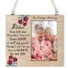 kullder Memorial Gifts for Loss of Sister Memorial Picture Frame