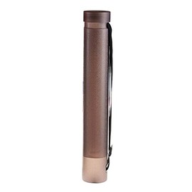 Telescopic Drawing Cylinder Plastic Paint Tube Poster Tube Carry Bag with Strap Dark Grey