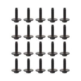 Topkidame 20pcs M6-1.0 Hex Head SEMS Body Bolts Splash Shield Srews Bumper Fender Under Cover Hood