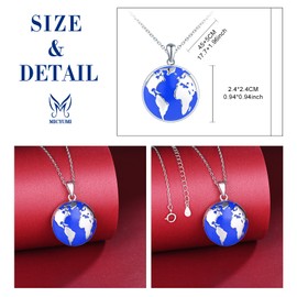 MICYUMI Women's Round Photo Locket Necklace 925 Sterling Silver Chain Creative Locket Pendant, Silver