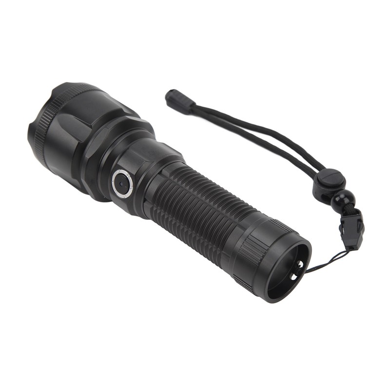 Telescopic Focus Flashlight XHP160 LED Super Bright Flashlight for Camping