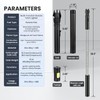 Windproof Torch Lighter, Long Camping Lighter Refillable Butane Gas -