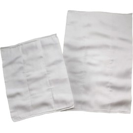 OsoCozy - Chinese Prefolds Cloth Diapers 1 Dozen - Perfect for Burp Cloths or Diapers. Soft and Absorbent for Baby Made of 100% Cotton- Fits 15-30 Lbs. - Size: Regular 4x6x4, 14x21 inches.