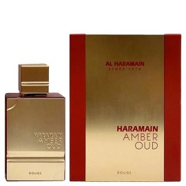 Al Haramain Rouge Edition Amber Oud by Al Haramain for Unisex Eau De Parfum Spray 2 fl oz.