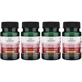 Swanson Resveratrol 100 100 Milligrams 30 Capsules (4 Pack)