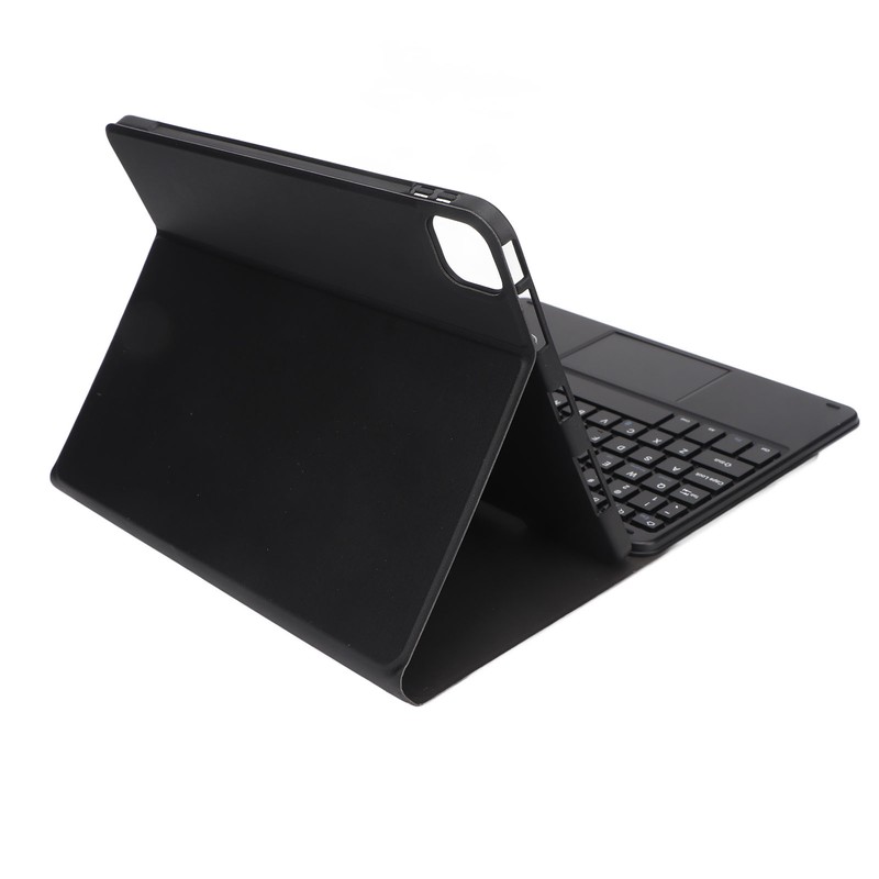 Wireless BT Keyboard Case Magnetic Connection Black USB C Charging