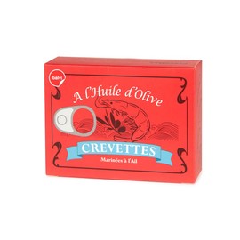 Balvi Fork Appetizer Conserverie Crevettes Retro Design Canned Shrimp Can/INOX