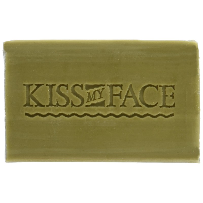 Kiss My Face Bar Soap, Pure Olive Oil, (8 OZ,