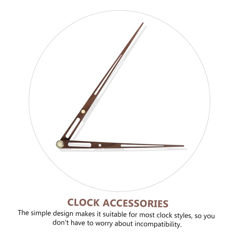 Tofficu 1 Set Wooden Clock Hands Replacement DIY Wall Clock