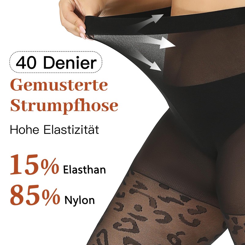 WiliW Plus Size Polka Dot Tights for Women Pattern Tights