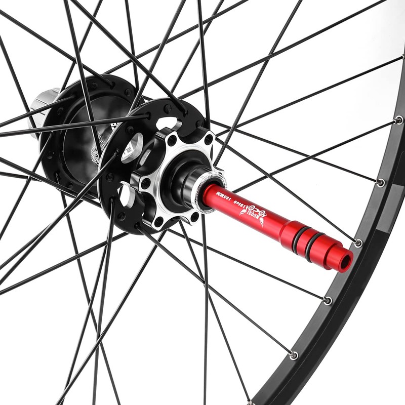 MUQZI Bicycle Thru Axle 12 mm Front Axle to 9
