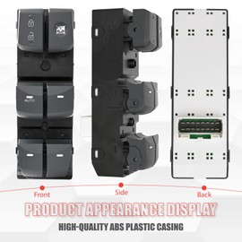 Sianxaido 93570-3X000RAS Master Power Window Switch Compatible with Elantra 2011 2012 2013 2014 2015 1.8L 2.0L L4
