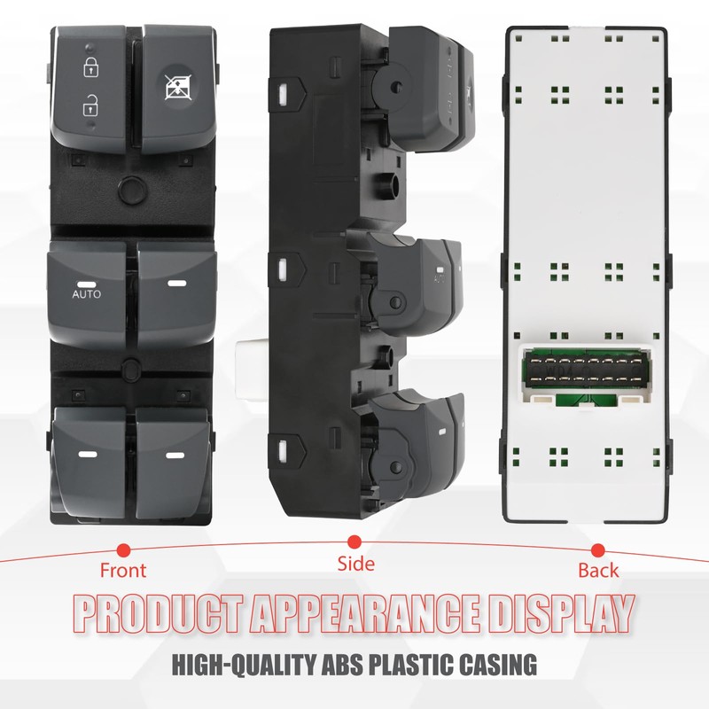 Sianxaido 93570-3X000RAS Master Power Window Switch Compatible with Elantra 2011