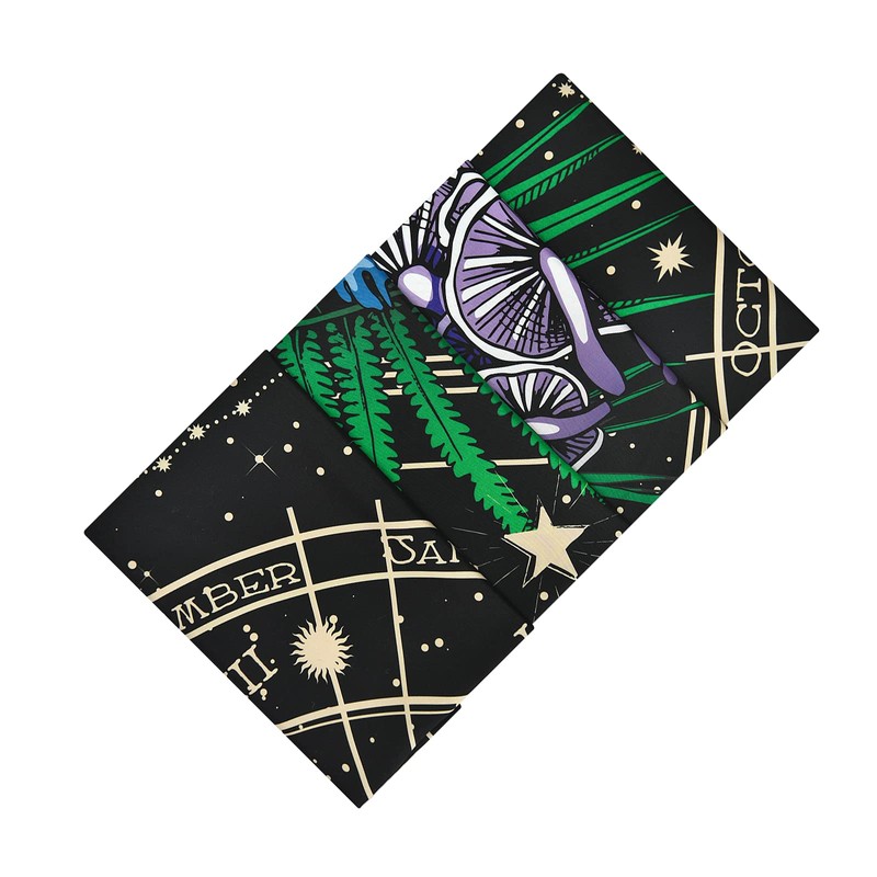 Livole Skull Wall Hanging - Colorful Plants & Starry Constellation