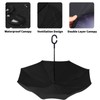 LLanxiry Windproof Inverted Umbrella, Large Reverse Umbrellas for Rain with
