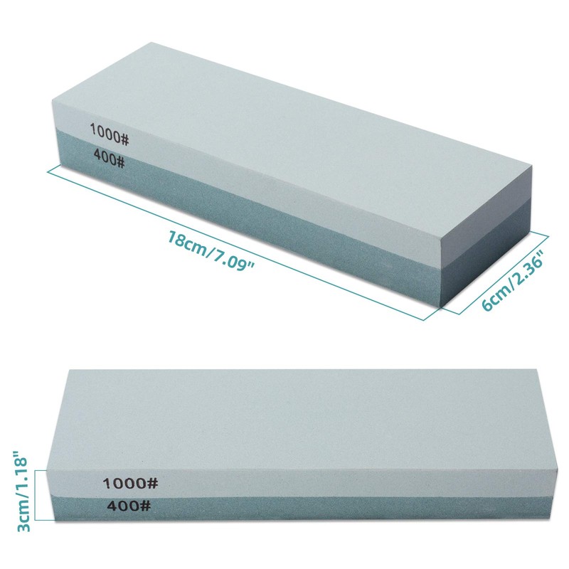 MIDO PROFESSIONAL ABRASIVE Knife Sharpening Stone 400/1000 Whetstone Sharpening Stone