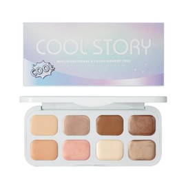 Eyeshadow Palette - Eye Shadows Palette - 8 Colors Blendable Matte Shimmer Metallic Eyeshadow Pallet - Long Lasting Blendable Natural Bright Colours Make Up Eye Shadows Cosmetics