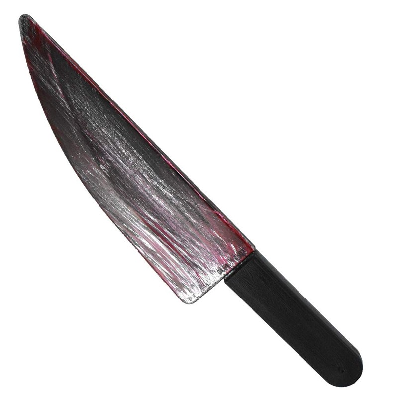 Giant Plastic Bloody Butcher Knife Cosplay Costume Prop