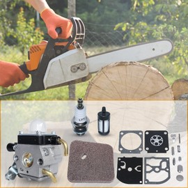 Mtanlo Carburetor For Stihl HS45 FS55 FS38 HS45 Trimmer with Carburetor Repair Kit Air Filter Spark Plug Fuel Filter