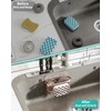 HapiRm Multifunctional Sink Sponge Holder with Unique M-Shaped, 2 Installation