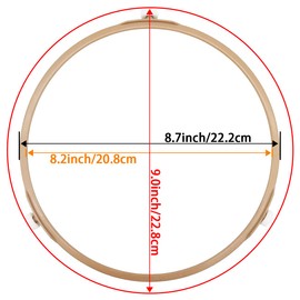 MARRTEUM 2 PCS Microwave Turntable Ring, Microwave Oven Tray Rotating Roller Support Ring Outer Diamater 8.7" / 221mm, Wheels Height 0.59" / 15mm