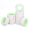30 Rolls 15000 Labels Price Stickers Single Row Super Sticky