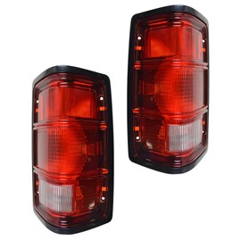 TRQ Rear Driver & Passenger Side Tail Light Set Fits 1988 Dodge Dakota (From Prod Date 11/28/87) 1989 1990 1991 1992 1993 1994 1995 1996 Dodge Dakota
